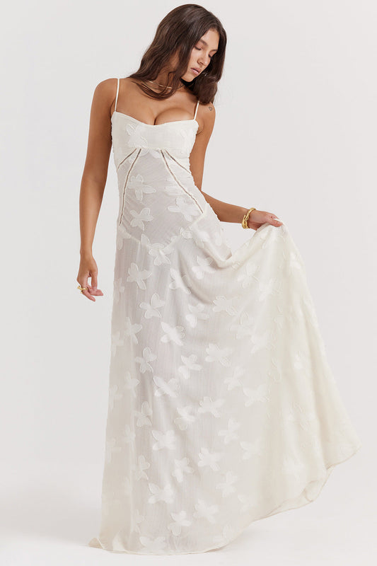 Hailey | Women's Spaghetti Strap A-Line Maxi Dress