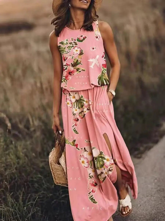 Hallie | Women's Sleeveless Maxi Dress