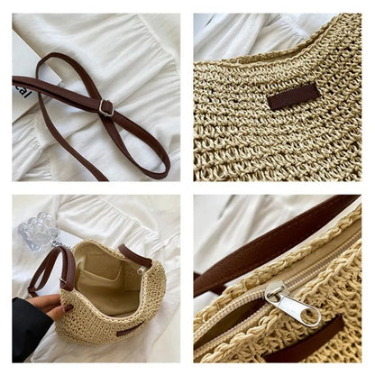 Handwoven Rattan Bag – Natural Charm in Authentic Boho Style
