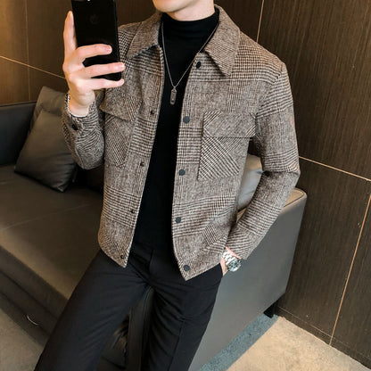 Harley | Men's Button-Down Plaid Jacket