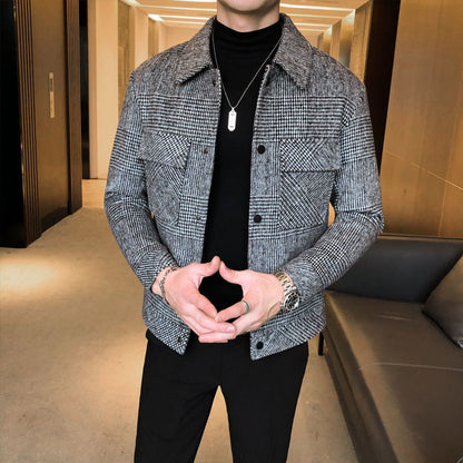 Harley | Men's Button-Down Plaid Jacket