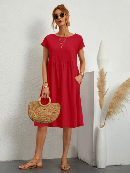 Harmony | Women's A-Line Midi Dress