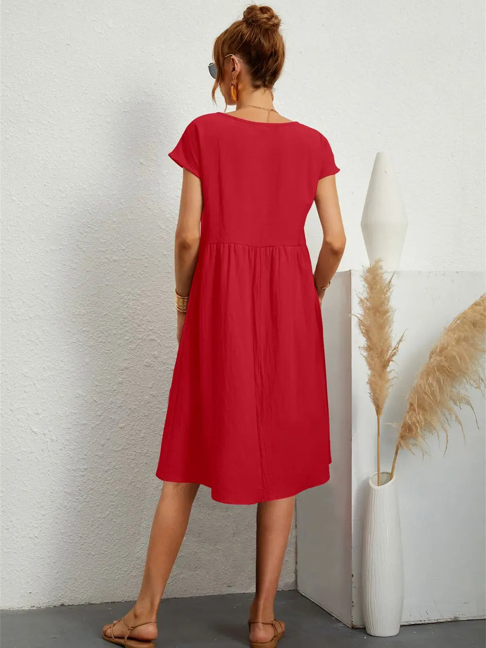 Harmony | Women's A-Line Midi Dress