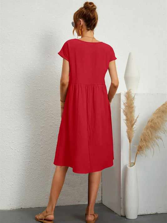 Harmony | Women's A-Line Midi Dress