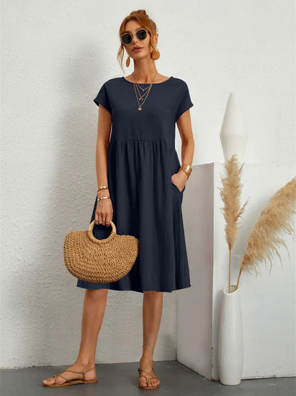 Harmony | Women's A-Line Midi Dress