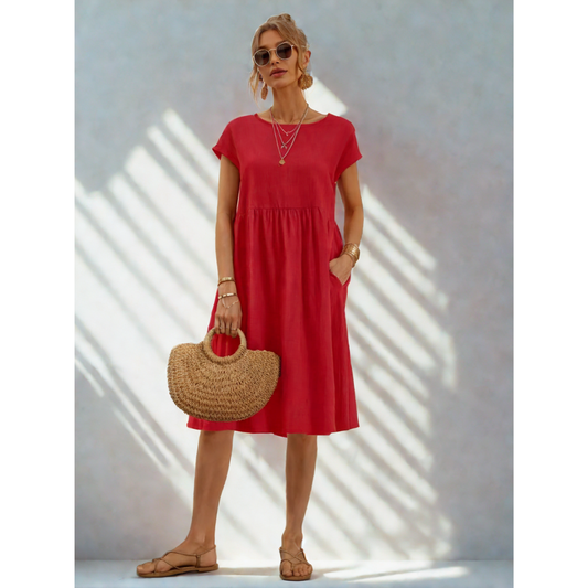 Harmony | Women's A-Line Midi Dress