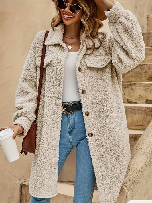 Hazel | Women's Oversized Sherpa Coat