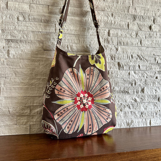 One Handle Hobo Bag - Cocoa Bark Brown