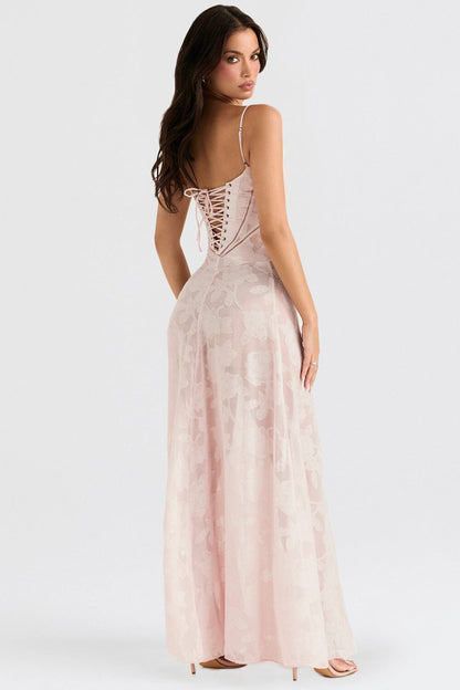 Ivy | Women's Floral Spaghetti Strap Maxi Dress