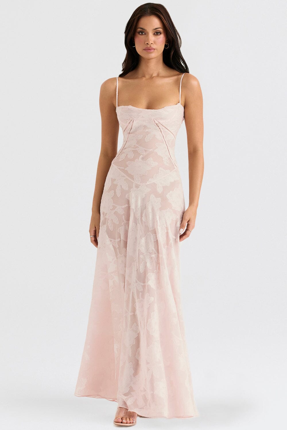 Ivy | Women's Floral Spaghetti Strap Maxi Dress