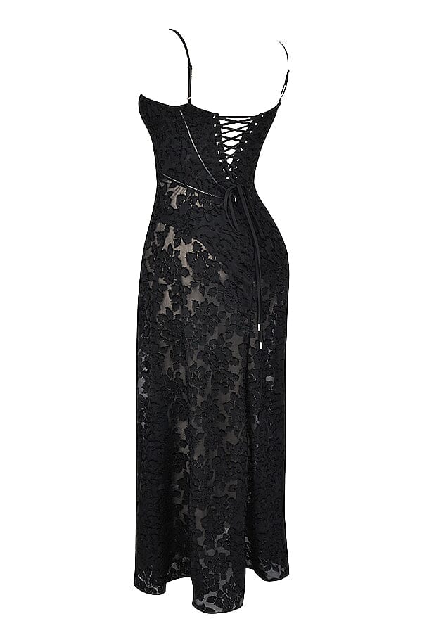 Ivy | Women's Floral Spaghetti Strap Maxi Dress