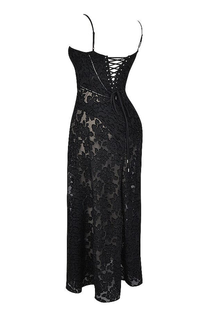 Ivy | Women's Floral Spaghetti Strap Maxi Dress