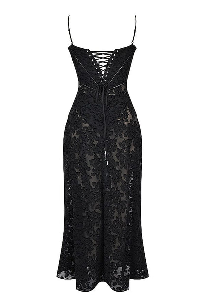 Ivy | Women's Floral Spaghetti Strap Maxi Dress