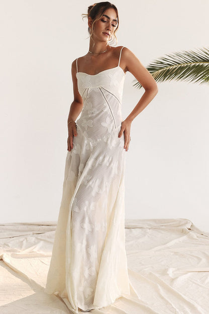 Ivy | Women's Floral Spaghetti Strap Maxi Dress