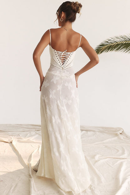 Ivy | Women's Floral Spaghetti Strap Maxi Dress