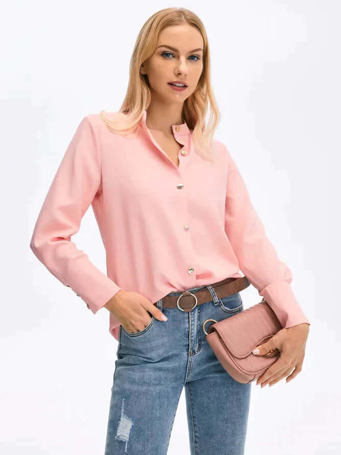 Jade | Women's Long Sleeve Button Down Blouse