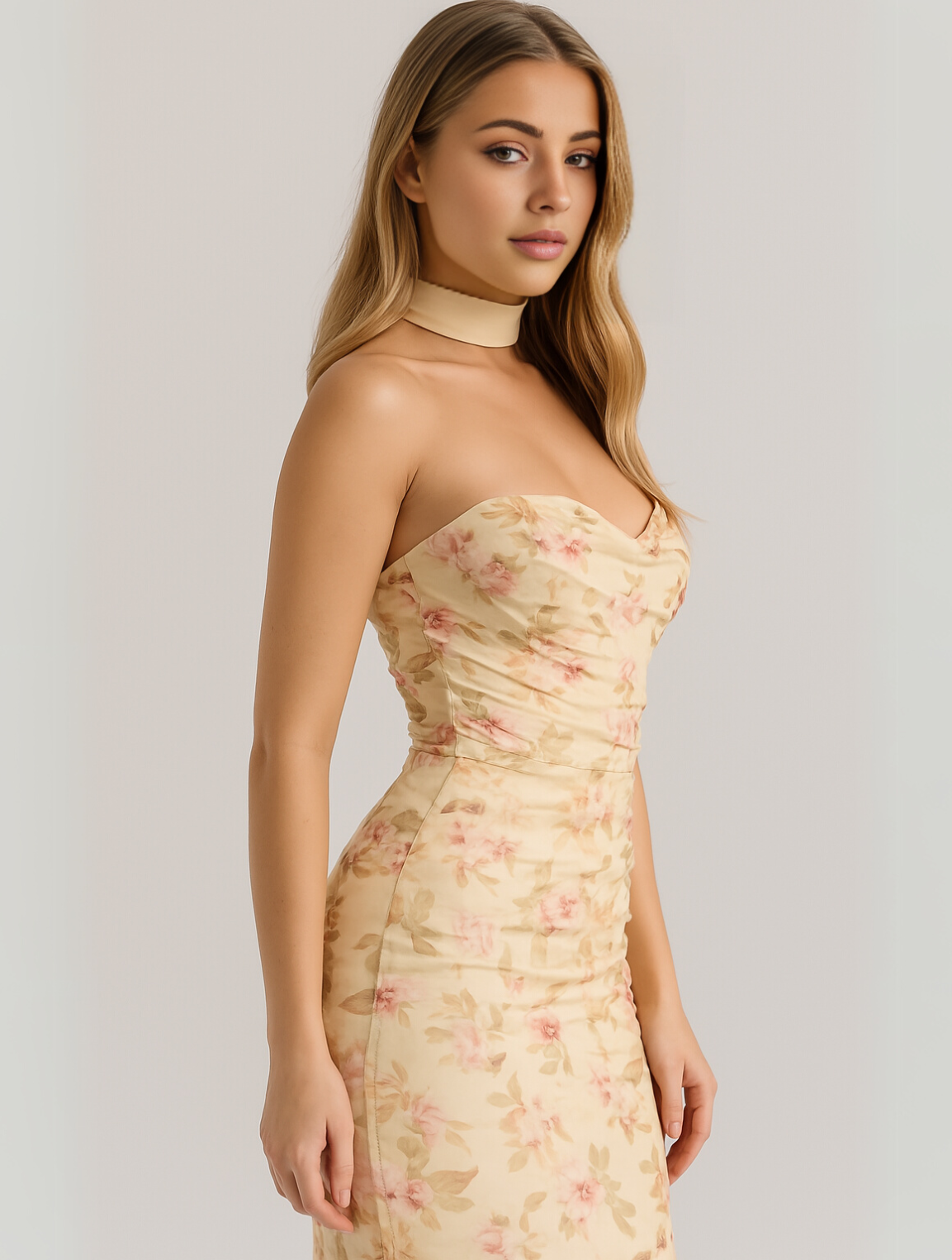 Jade | Women's Strapless Bodycon Maxi Dress