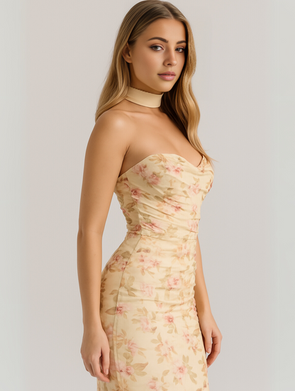 Jade | Women's Strapless Bodycon Maxi Dress