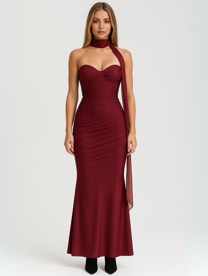 Jade | Women's Strapless Bodycon Maxi Dress
