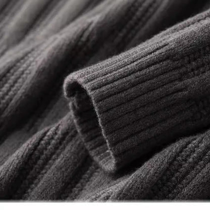 Jake | Men's Collared Ribbed Sweater