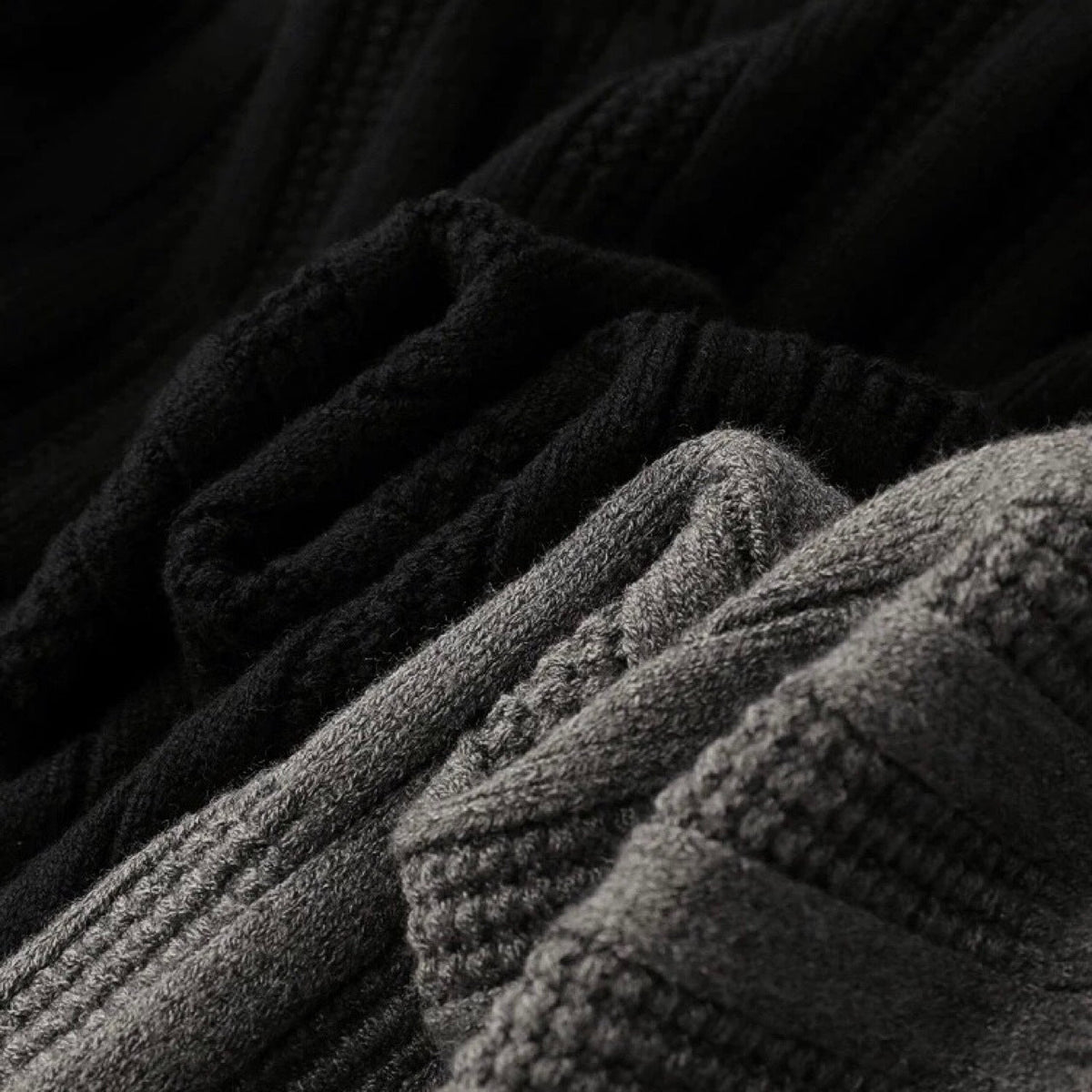 Jake | Men's Collared Ribbed Sweater