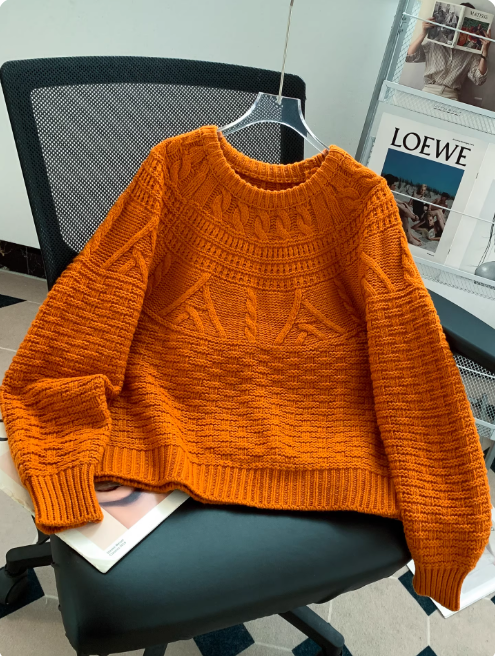 Jane | Women's Crewneck Knit Sweater