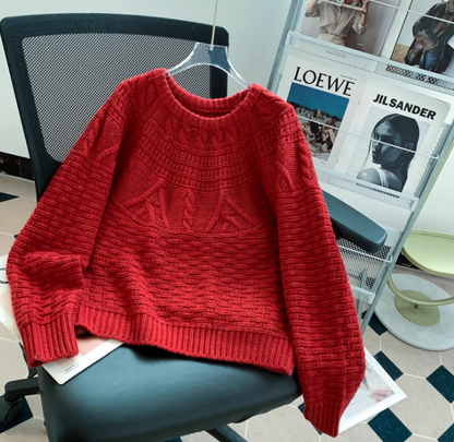 Jane | Women's Crewneck Knit Sweater