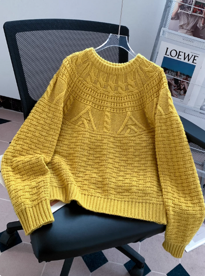 Jane | Women's Crewneck Knit Sweater