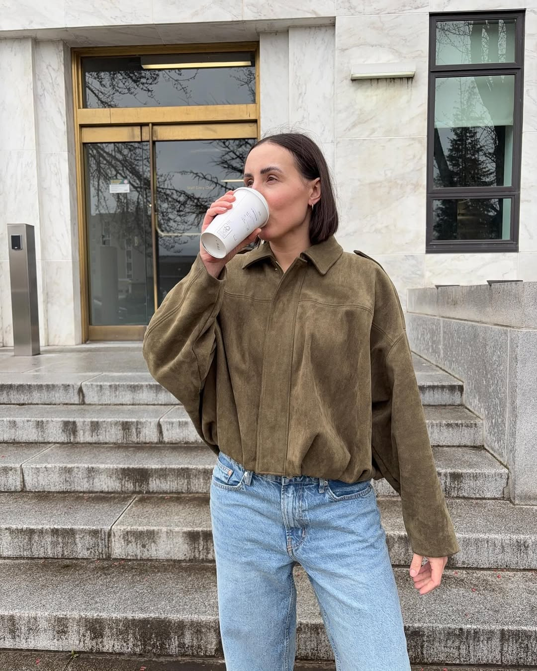 Janine | Women's Cropped Oversized Jacket