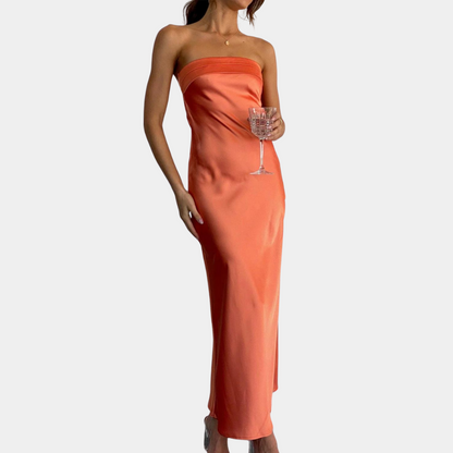Janine | Women's Strapless Maxi Dress