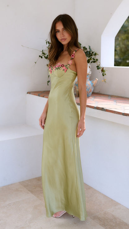Jayla | Women's V-Neck Sleeveless Maxi Dress