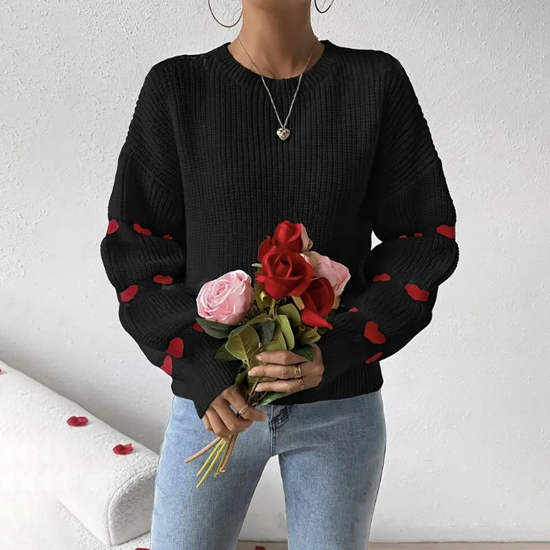 Jeanette | Women's Long Sleeve Crew Neck Sweater