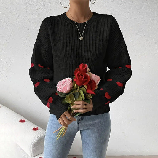 Jeanette | Women's Long Sleeve Crew Neck Sweater