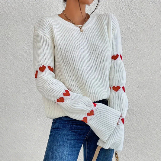Jeanette | Women's Long Sleeve Crew Neck Sweater