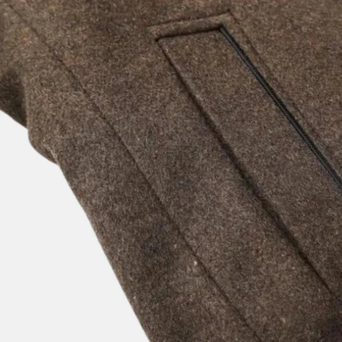 Jed | Men's Mid-Length Stand Collar Overcoat