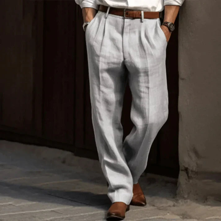 Jerry | Men's Pleated High-Waisted Pants