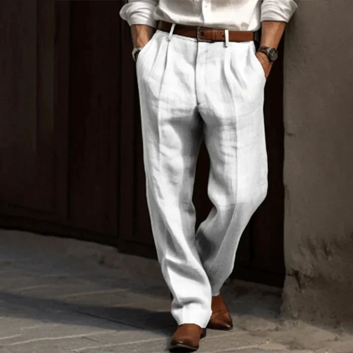 Jerry | Men's Pleated High-Waisted Pants