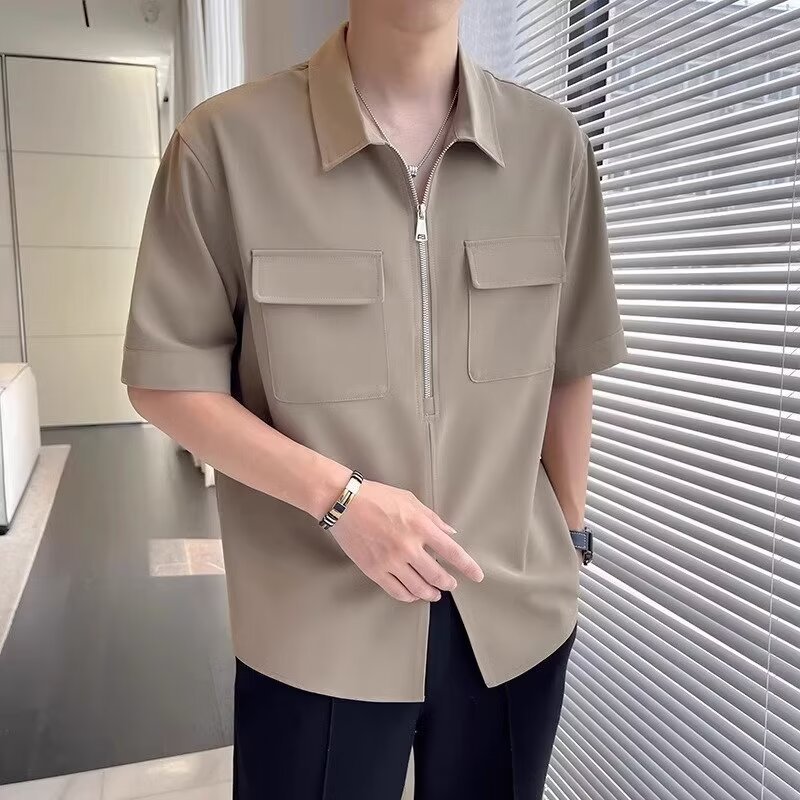 Joel | Men's Zip Front Casual Shirt