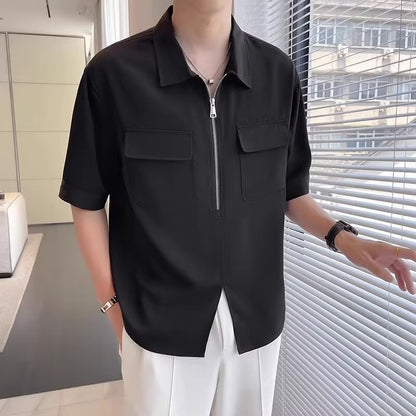 Joel | Men's Zip Front Casual Shirt