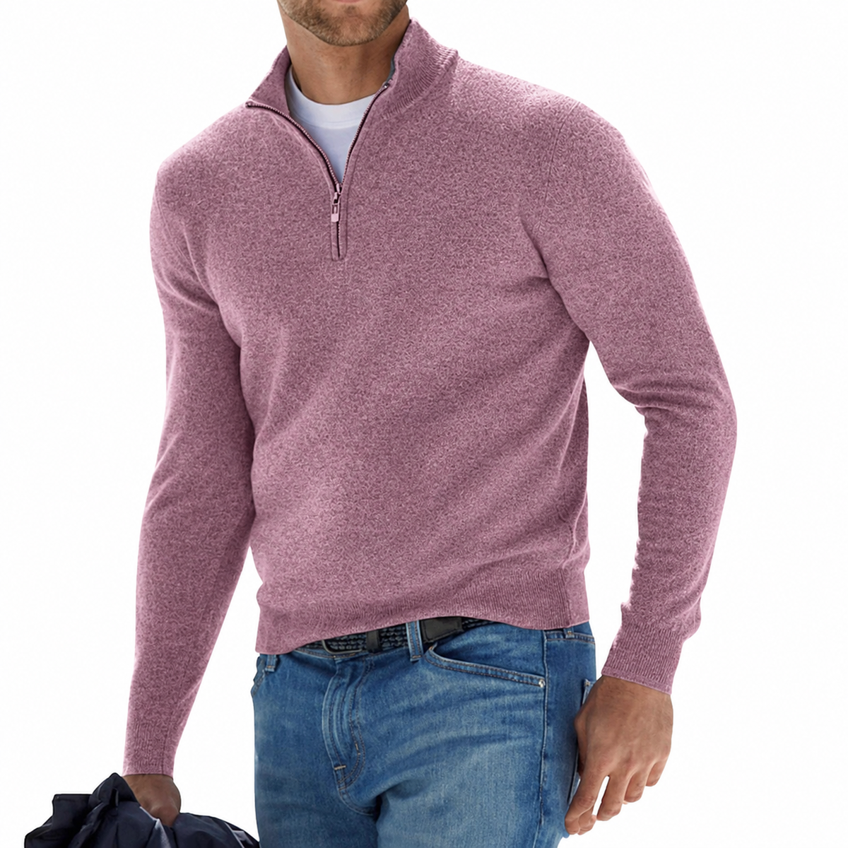 Joey | Men's Quarter Zip Sweater