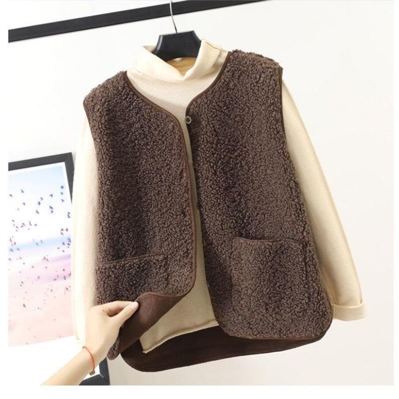 Joyce | Women's Button Front Fleece Vest
