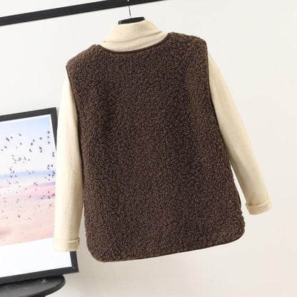 Joyce | Women's Button Front Fleece Vest