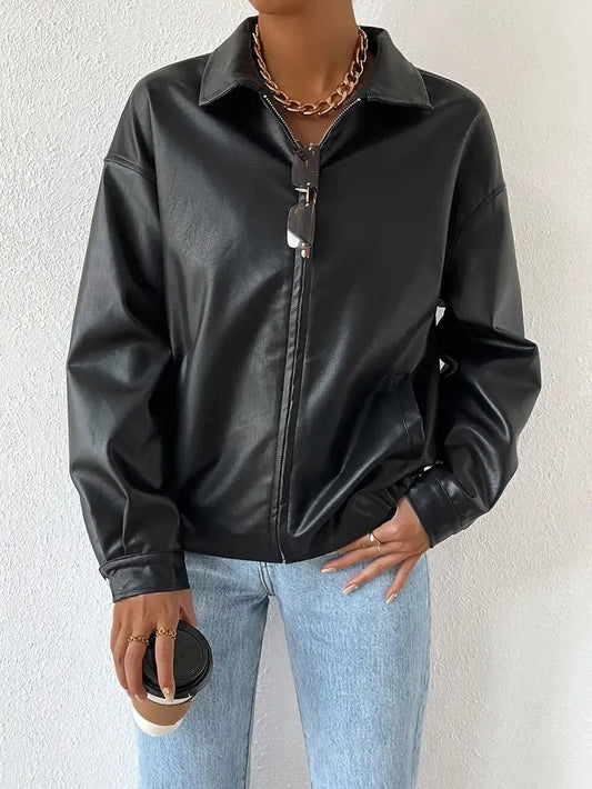 June | Women's Oversized Zip Up Jacket