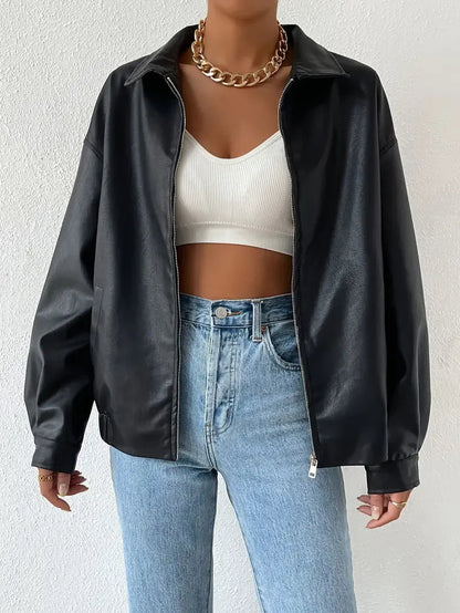 June | Women's Oversized Zip Up Jacket