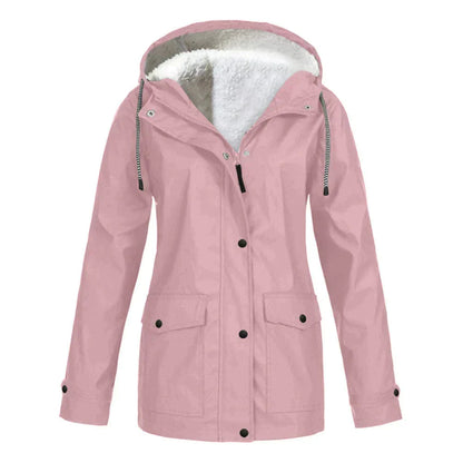 Karen | Women's Button Front Hooded Jacket