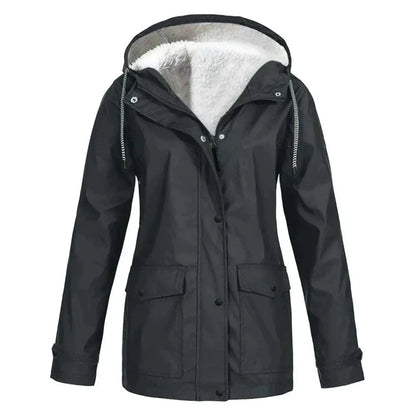 Karen | Women's Button Front Hooded Jacket