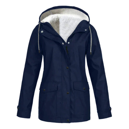 Karen | Women's Button Front Hooded Jacket