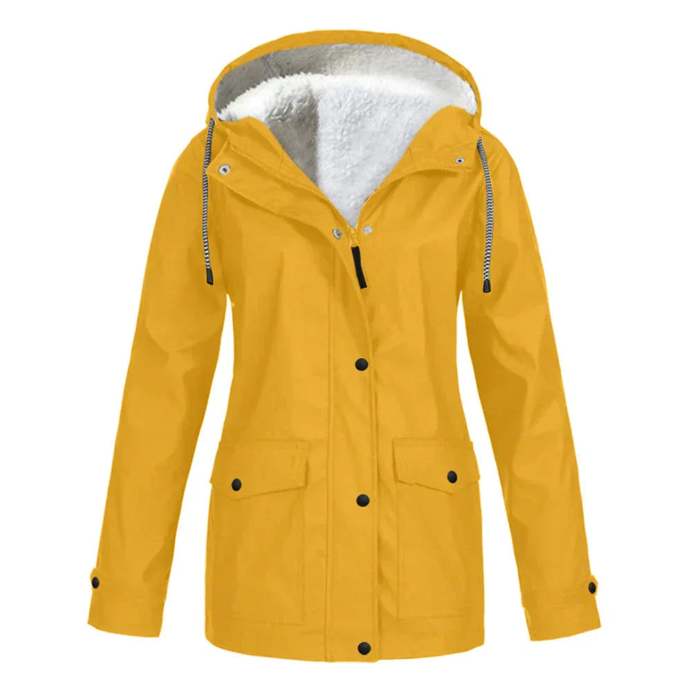 Karen | Women's Button Front Hooded Jacket