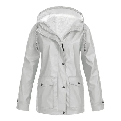 Karen | Women's Button Front Hooded Jacket