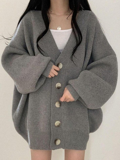 Karen | Women's Oversized Button-Front Cardigan